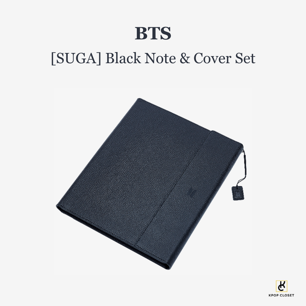 SUGA] Black Note & Cover Set – kpopcloset